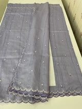 Cutwork Semi tussar saree MTSS674