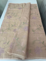 Netkota embriodery saree MS1496 DustyPeach