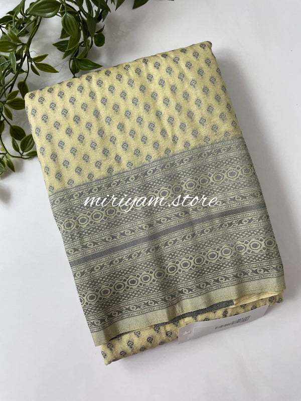 Chinnon Georgette saree MBS2130 - Cream