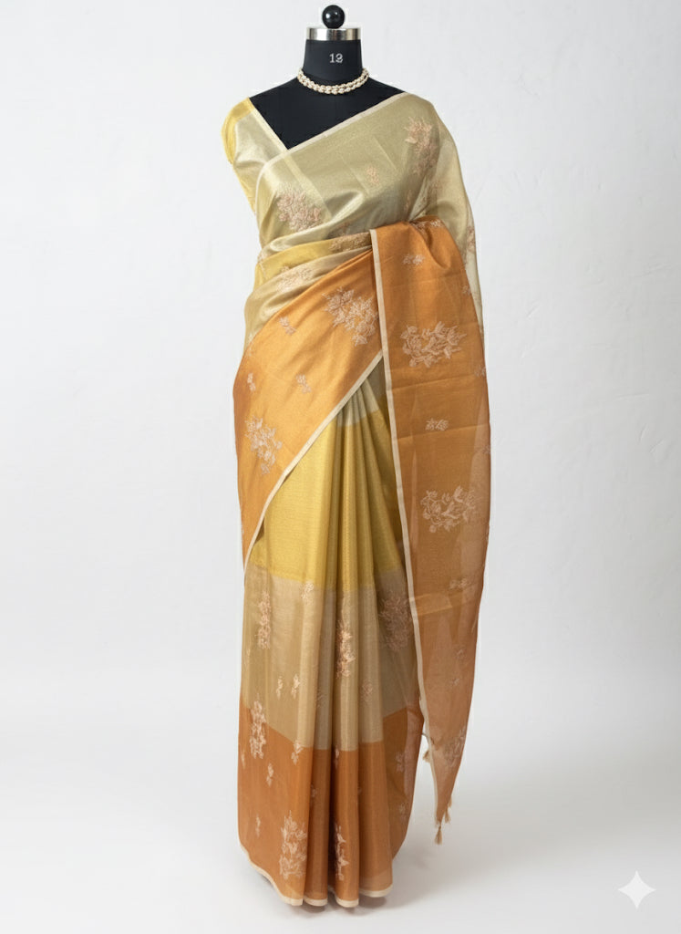 Tetradic Tissue kota silk saree MTTS556 (1)