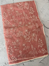 Semi Soft Organza saree with thread work MOS588