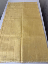 Soft crepe tussar silk saree with embroidery and cutwork on pallu MSH207 - ButterYellow