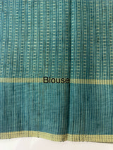 Semi silk saree with contrast borders MSS487