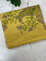 Soft silk cotton saree with embriodery MS8678