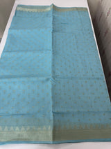 Semi chanderi saree with buttas MSF784 LightBlue