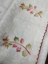 NetkKota saree with handpainting and embroidery MS7833