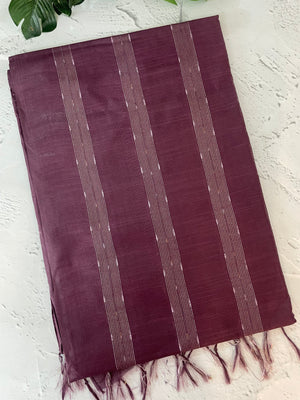 Bhagalpuri Semi tussar saree MS799 DeepMauve