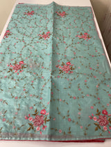 Silky kota embroidery saree MSK4356
