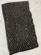 Bandhani georgette saree with mirror work MMB379(black)