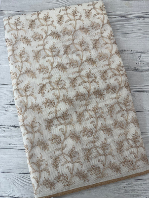 Kota cotton embriodery saree MS1490