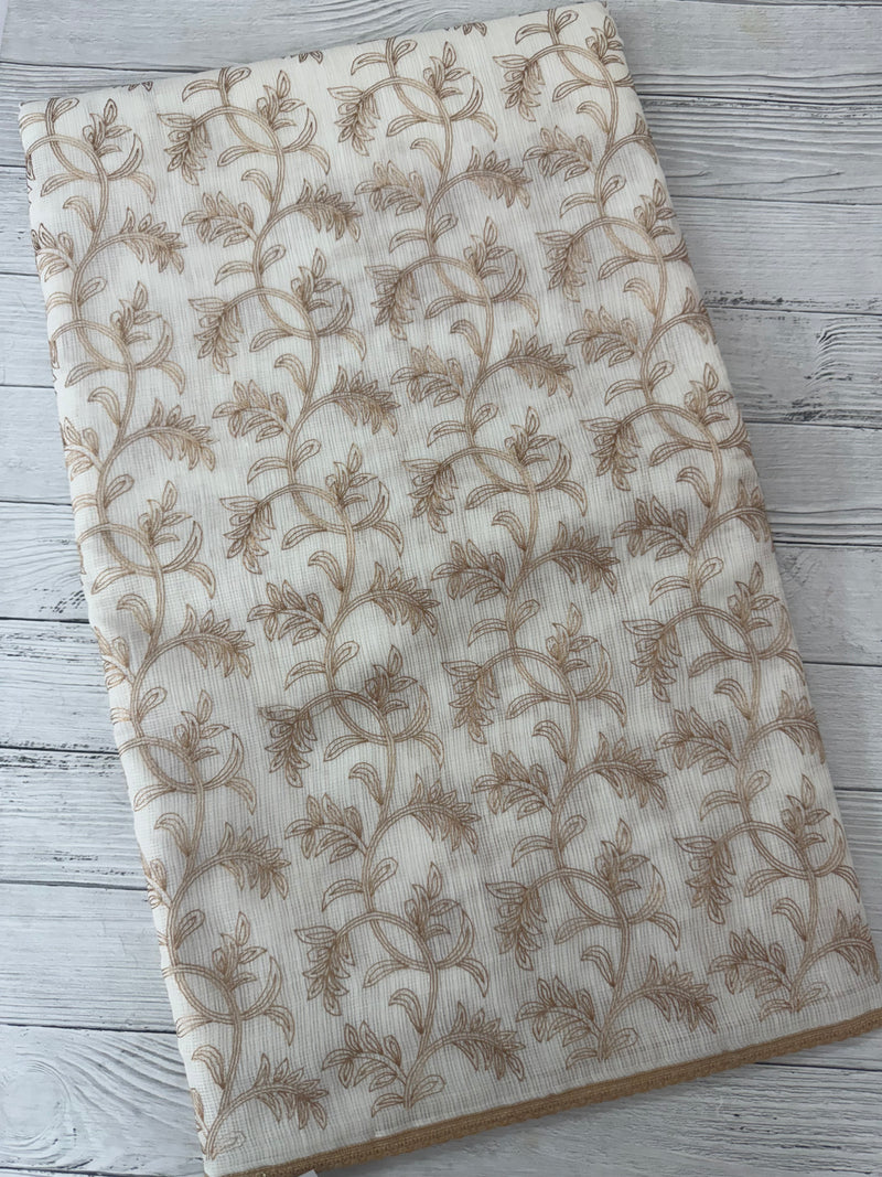 Kota cotton embriodery saree MS1490