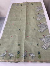Jamdani silk Cotton Saree with thread work  MSJ790