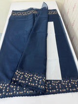 Organza saree with embroidery borders - MSH907