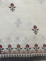 Blended tussar saree with embriodery - MSH1456