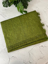 Cutwork Blended Jute - tussar saree MTS9079