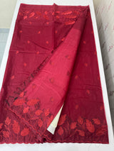 Semi Organza saree with thread work - MSH7654