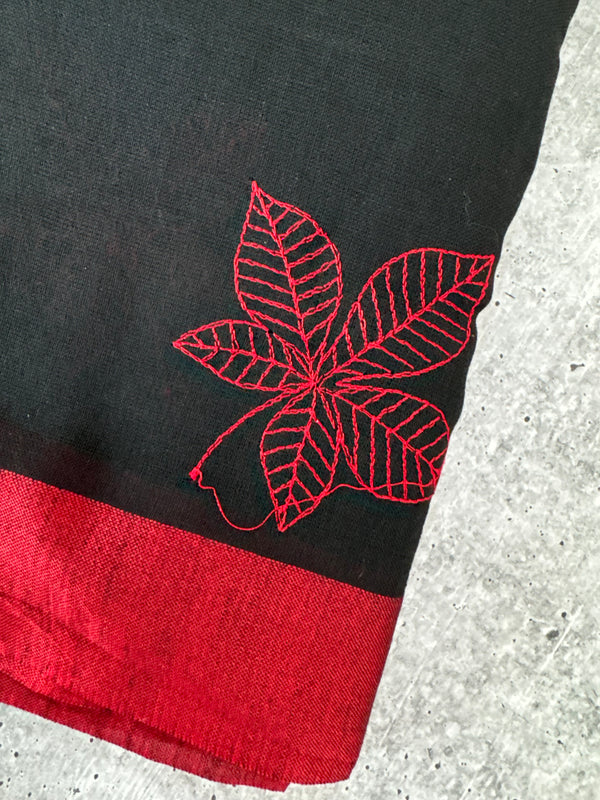 Semi Linen Saree MLS987