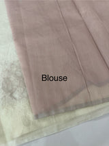 Soft Kota Chanderi saree with applique work MCH689
