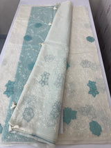 Soft Kota Chanderi saree with applique work MCH689