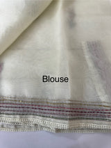 Tissue Organza saree with kanta embriodery MS15600