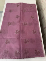 Semi Organza saree with embroidery - MSH375