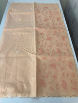 Moonga Kota checks saree with applique work MMC457