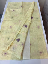 Mul chanderi saree with embroidery - MS1427