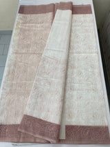 Ombre Kota Supernet saree with cross  embroidery MS1445