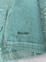 Kota silk saree with embroidery MKS7012 - Blue