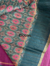 Semi silk saree with zari weaving  MSG6161