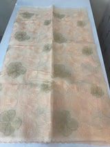 Viscose organza saree with thread work - MSH925 Peach 2