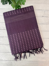 Bamboo tussar silk saree with thread work - MTSS456