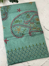 Kanta Handstitched Blended tussar silk saree MS15831