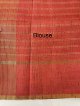 Multi color Semi soft silk saree with borders MSS590