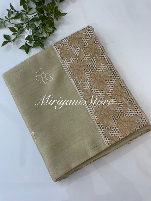 Semi tussar saree MSTS362