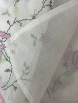 Soft Netkota saree with cross stitch embroidery MSH210
