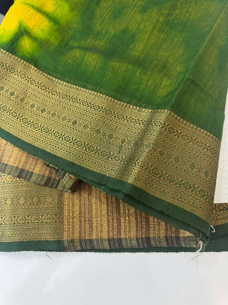 Tie & Dye Jute silk sarees  MJL987