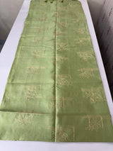Tussar finish soft silk saree with thread embroidery MTS568 LightGreen