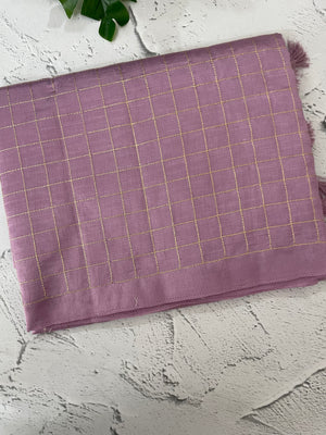 Tussar finish soft silk saree with thread work MTS955