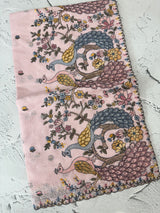 Kota silk saree embroidery  MKS15452 - PastelPink