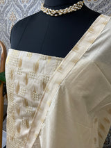 Soft silk Unstitched salwar set - 1
