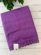 NetKota Hakoba saree with lace border MS6713- Purple