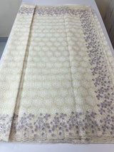 Cutwork Phulkari NetKota embroidery saree - MSH987