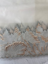 Soft Turkish Organza saree MSOS101 - Offwhite