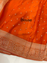 Semi Banarasi Georgette saree MKGS721