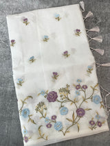 Kota silk embroidery saree  MSH543