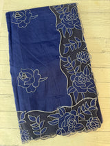 NetKota Applique work saree  MSH110- Blue