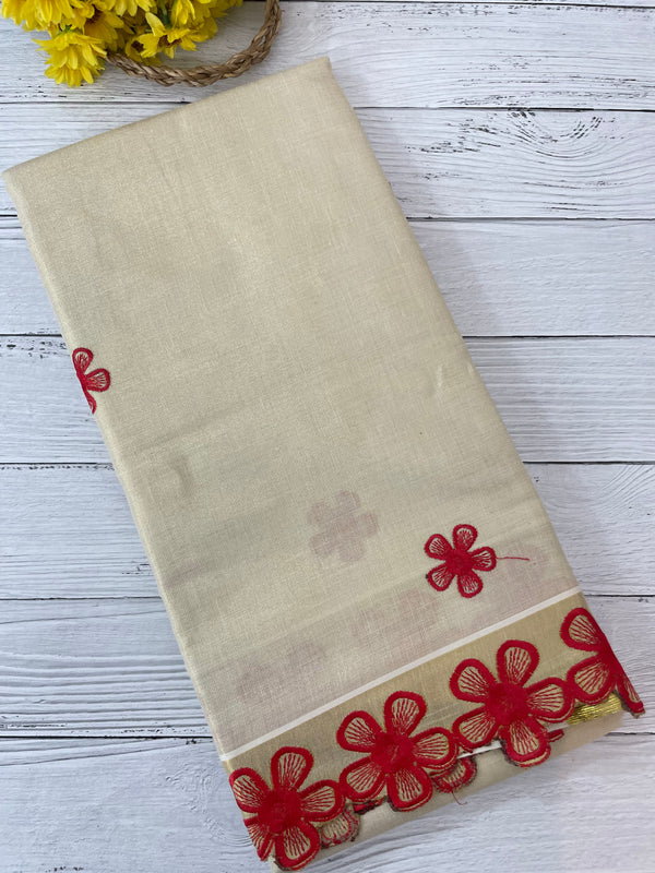 Kerala tissue saree- Gold