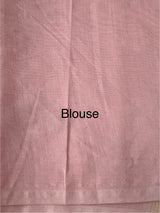 Kota silk saree with embroidery MSH199 - Pastel PeachPink