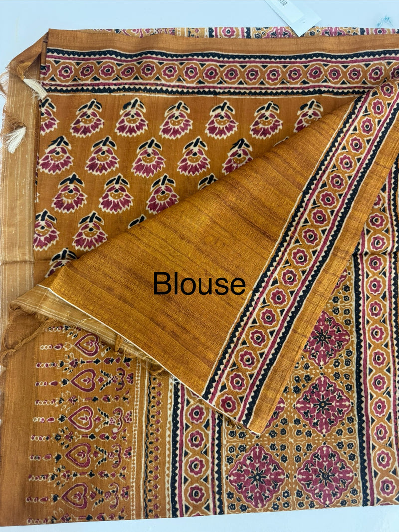 Printed soft crepe silk sarees MS5432